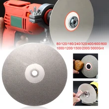 

6" inch 150 mm Grit 60-3000 Diamond Grinding Disc Abrasive Wheel Coated Flat Lap Disk for Gemstone Jewelry Glass Rock Ceramics