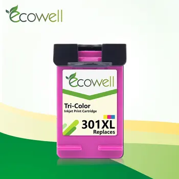 

ECOWELL 301XL Cartridge Compatible for hp 301 xl hp301 Ink Cartridge for hp Envy 5530 Deskjet 2050 2540 2510 1000 1050 printer