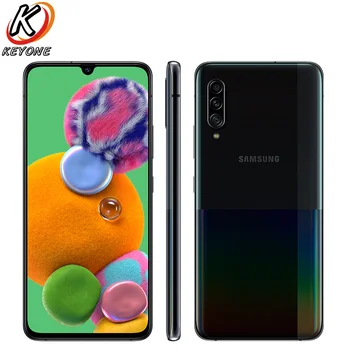 Перейти на Алиэкспресс и купить Новый Samsung Galaxy A90 A9080 5G мобильный телефон 6,7 дюйма 8 ГБ ОЗУ 128 Гб ПЗУ Восьмиядерный процессор Snapdragon 855 Тройная задняя камера NFC смартфоны