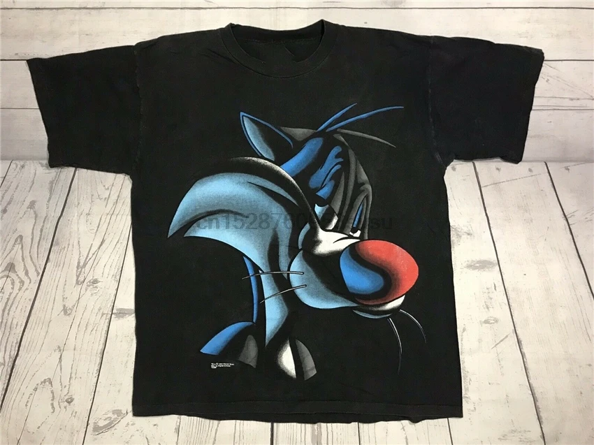 Vintage Sylvester The Cat T Shirt Mens 