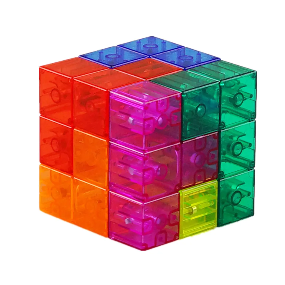 YJ Magnetic Blocks Speed Puzzle Cube DIY 3x3x3 Yongjun Brain Test Educational Learning Toys For Kid Block 8