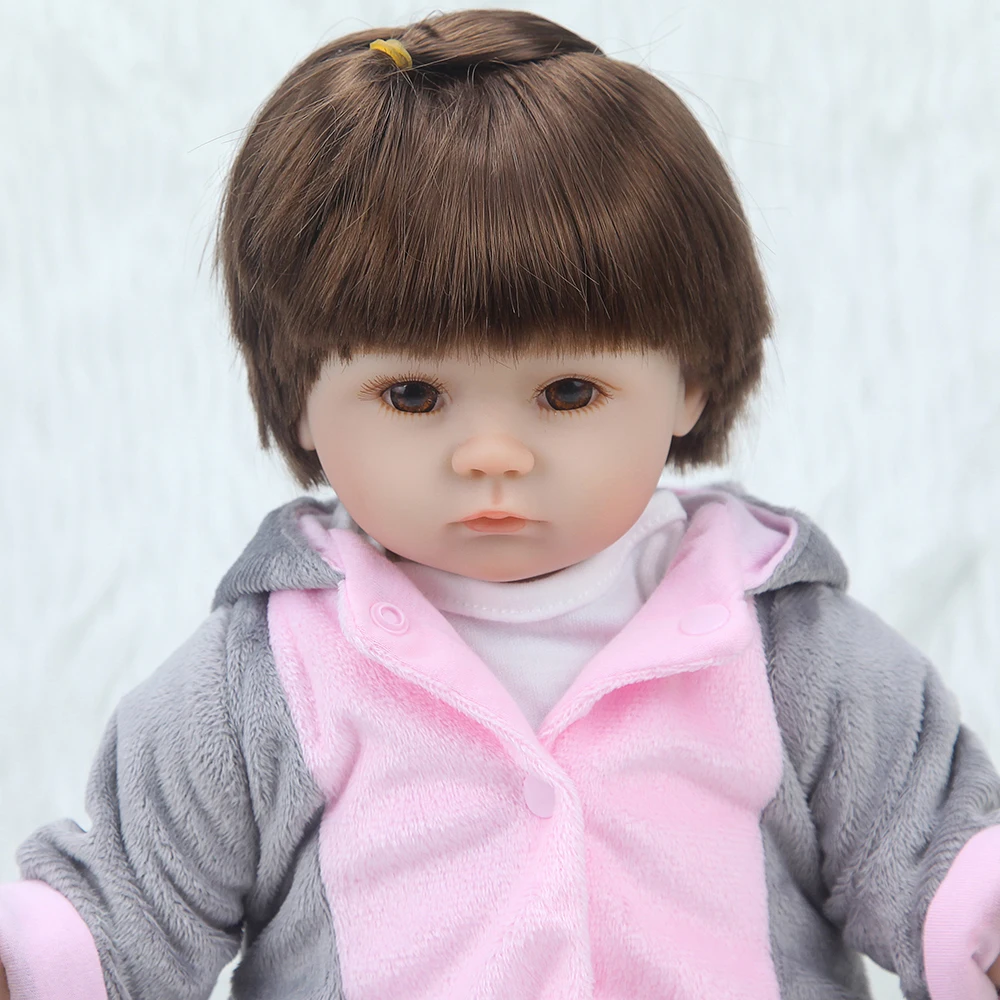 Bebe Reborn Baby Doll Силиконовые 42 см интерактивные Куклы Мягкие куклы реалистичные