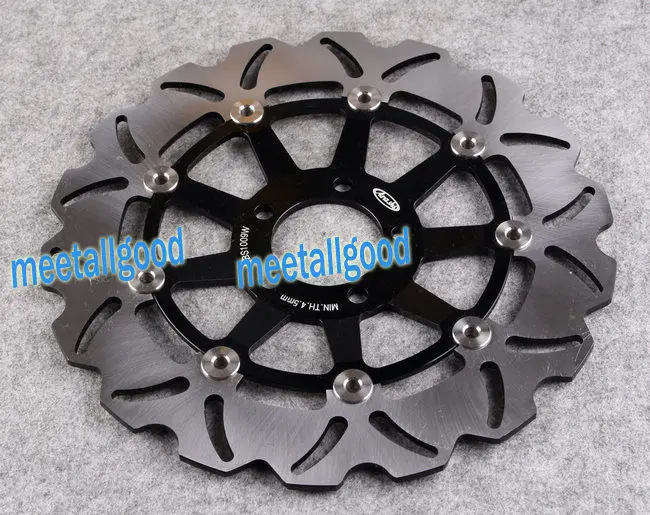 Мотоцикл Fornt тормозные дисковые роторы для KAWASAKI ZXR400/750/R750 и NINJA ZX9R& ZEPHYR/ZRX/ZZR 1100& ZRX S/R 1200 пара черный