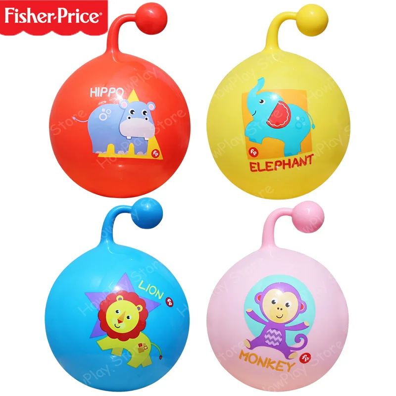 Fisher-Price детские игрушечные мячи тренировочный мяч резиновый мяч-попрыгунчик ручной мяч пинч детский мяч детские развивающие игрушки для детей подарок - Цвет: 4pcs