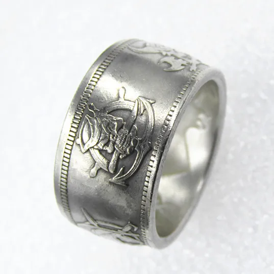 Details about   US Hobo Morgan Dollar Silver Plated Coin Ring Handmade In US Sizes 7-16 
