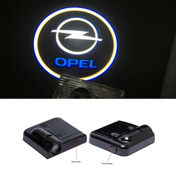 

2X LED Door Warning Light Logo Projector Welcome Ghost Shadow Lamp For Opel Insignia 2010 2011 2014 2018 2013 2015 Accessories