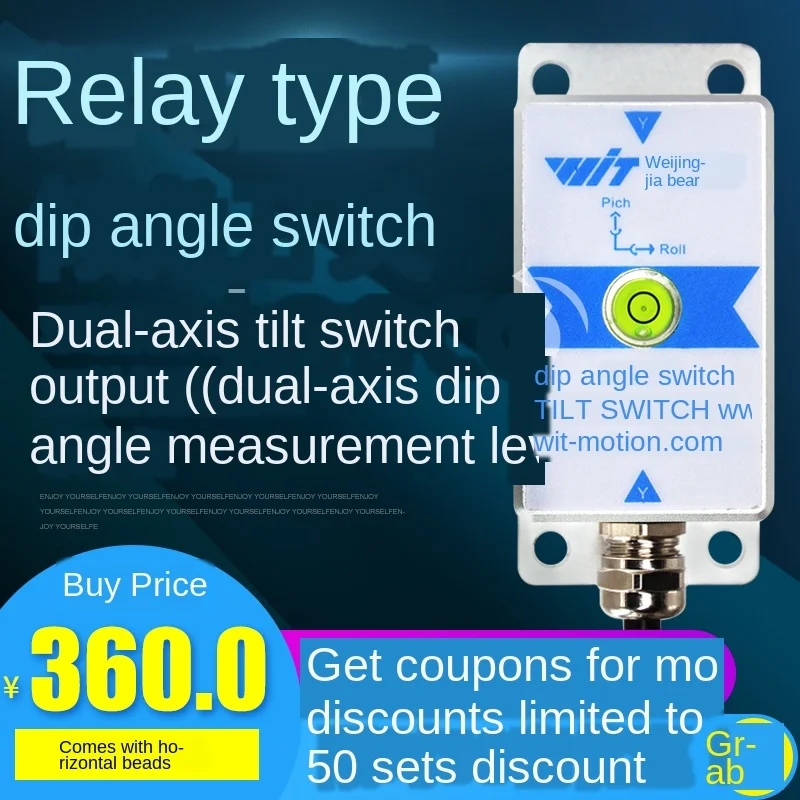 Dual axis angle tilt switch sensor relay level induction solenoid valve controller SINRT | Инструменты
