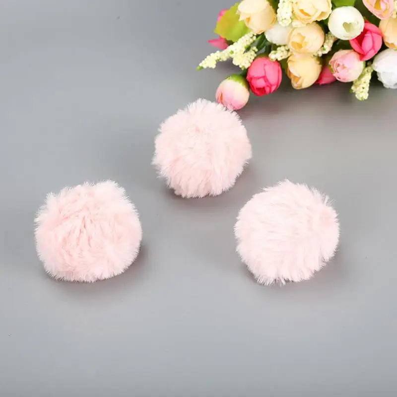 Cat Training Educational Toy Color Grinding Claw Filled Cotton Rabbit Fur Ball