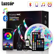 

LED Light Strips Bluetooth Controller RGB 5050 Decoration TV Back Light Remotecontrol Waterproof Music Light Smart String Lamp