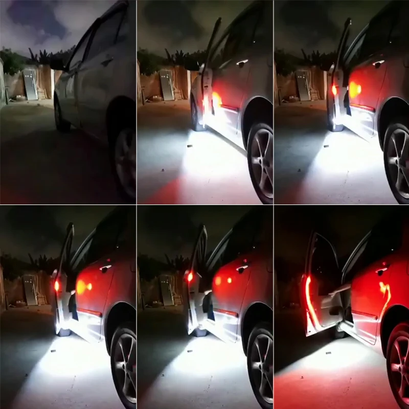 LED Auto Eröffnung Tür Anti Kollision Warnung Licht Sicherheit Indikation Lampe LED Auto Eröffnung Tür Anti Kollision Warnung Licht Sicherheit Indikation Lampe