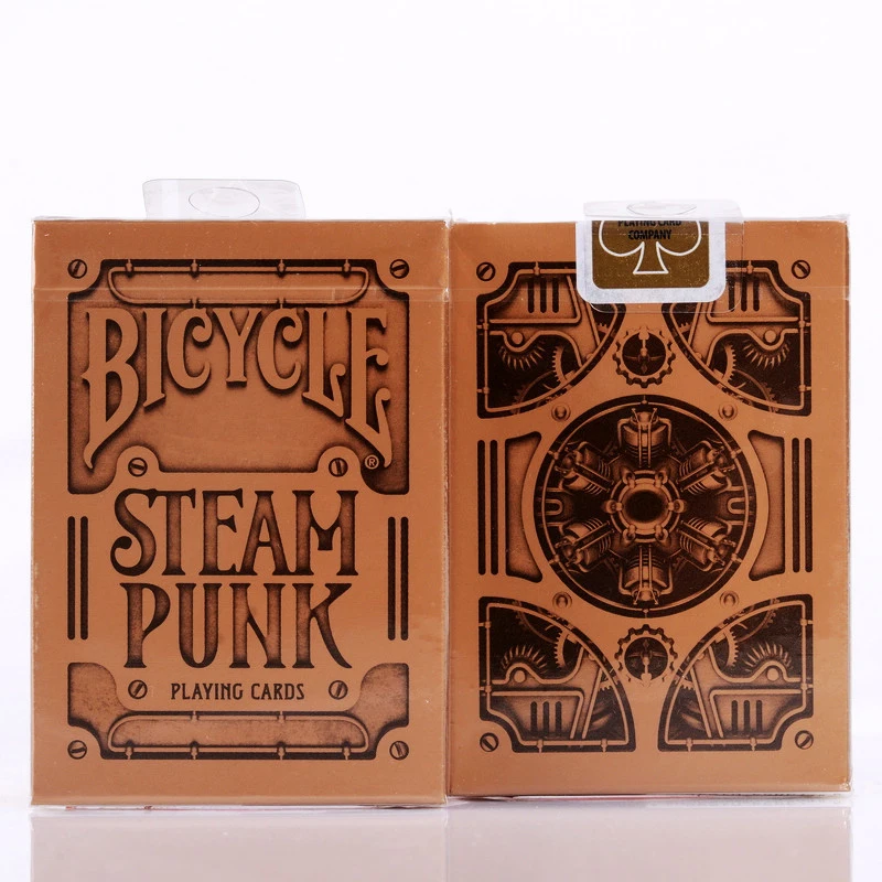 1 колода велосипедные бронзовые игральные карты в стиле стимпанк Волшебные