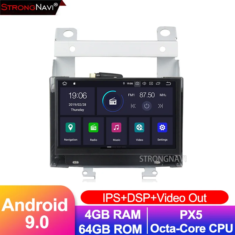 

IPS DSP 7" Android 9.0 Octa Core Radio GPS WIFI Car DVD Player for Land Rover Freelander 2 2007 2008 2009 2010 2011 2012