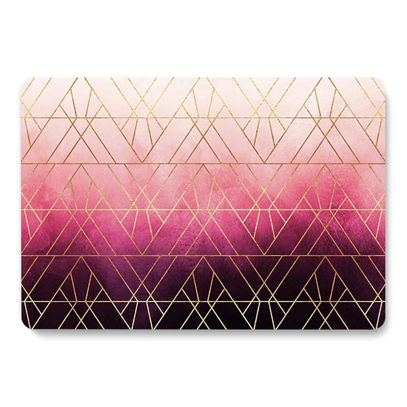 

Gradients Pink Pattern Laptop Case For MacBook Retina Air 11 12 13.3 New Pro 15.4 16 inch Cover shell