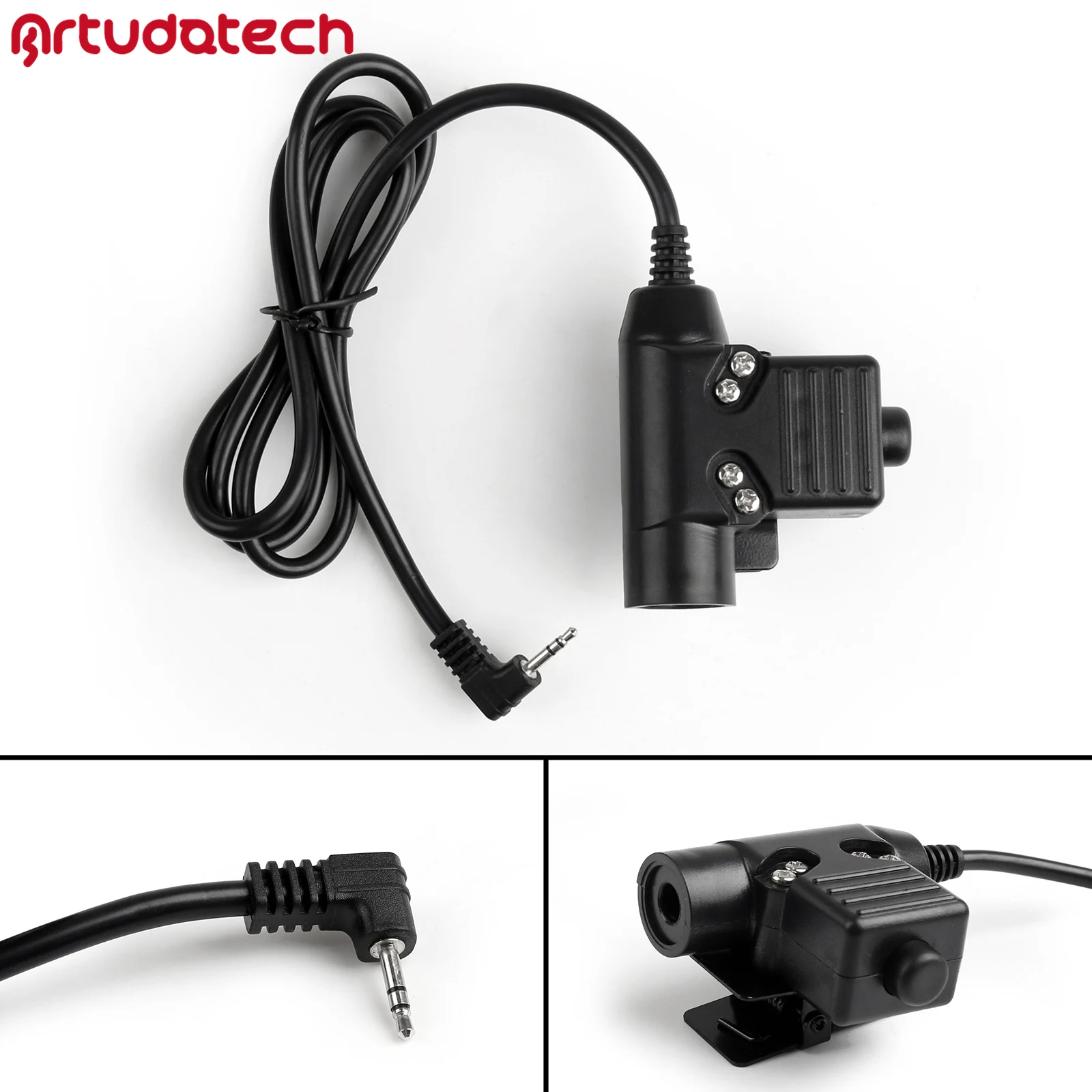 Artudatech 1 шт. 2 5 мм Z тактическая гарнитура Bowman TCI U94 PTT для Motorola T6200 T5720 T5628 | Мобильные