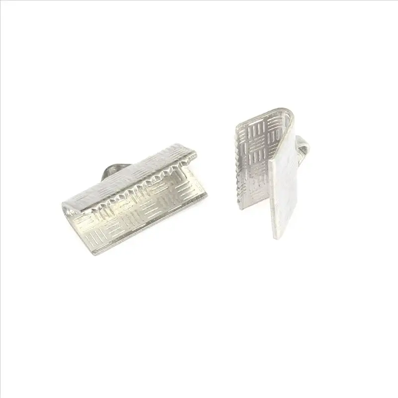New 304 Stainless Steel Cord Ribbon Crimp End Briefcase For Fashion DIY Jewelry Making Accessories 13mm x 7mm 20 PCs | Украшения и