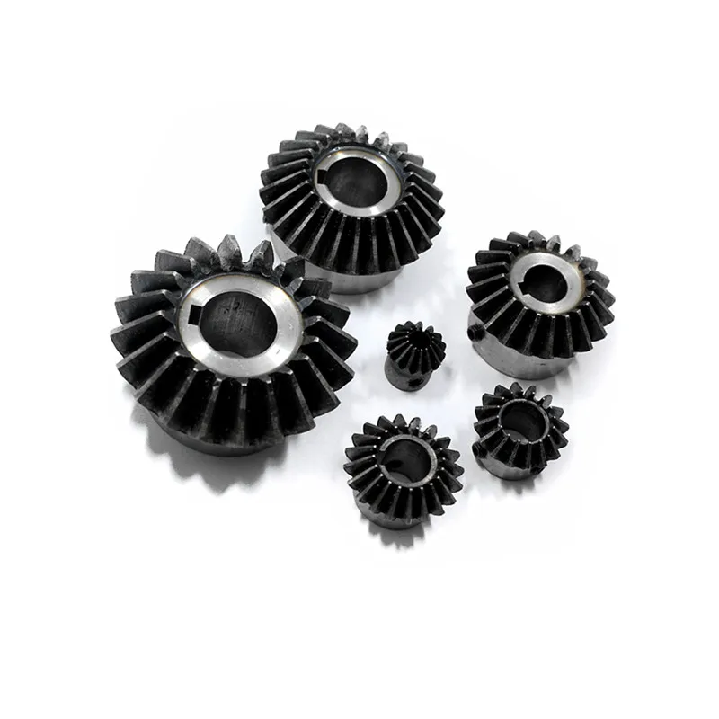 HLTNC 1Pc 2Mod 20/25/30 Teeth 12/14/24mm hole 90 Degree 1:1 Carbon Steel Bevel Gear With Hardened Tooth Surface For CNC Engraver