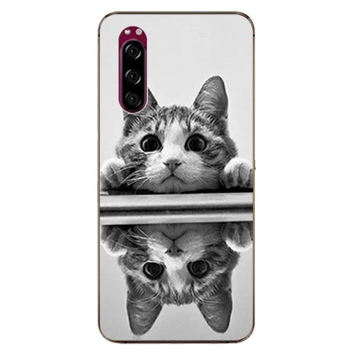 For Sony Xperia 5 J8210 J9210 J8270 Case 6.1'' Fashion silicone Back Cases for Sony Xperia 5 Phone Cover Protective Shells Coque - Цвет: 4
