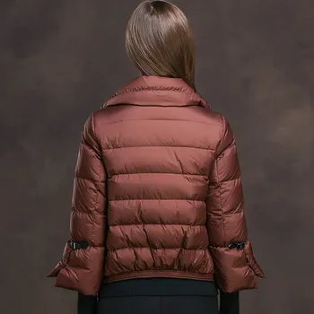 

Short Duck Down Woman Slim Winter Coat Women Korean Thick Warm Jacket Parka Chamarras De Mujer XMXD0702 YY1107