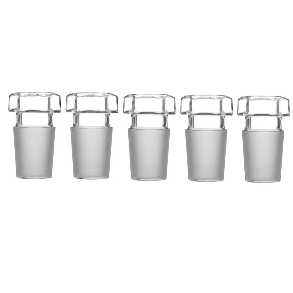 24/29,Glass Stopper,5 Pcs/Lot,Hexagonal Plug,Laboratory Chemical Glassware