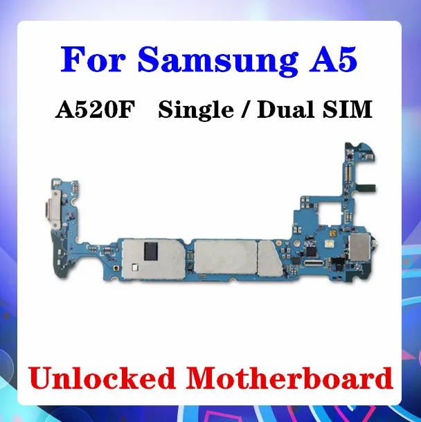 Материнская плата для Samsung Galaxy A5 A520F оригинальная материнская полная логическая