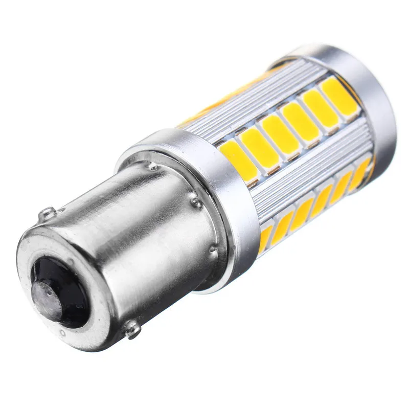 1 шт. 1156 BAU15S PY21W желтые светодиодный лампы 33 5730 SMD боковые габаритные огни