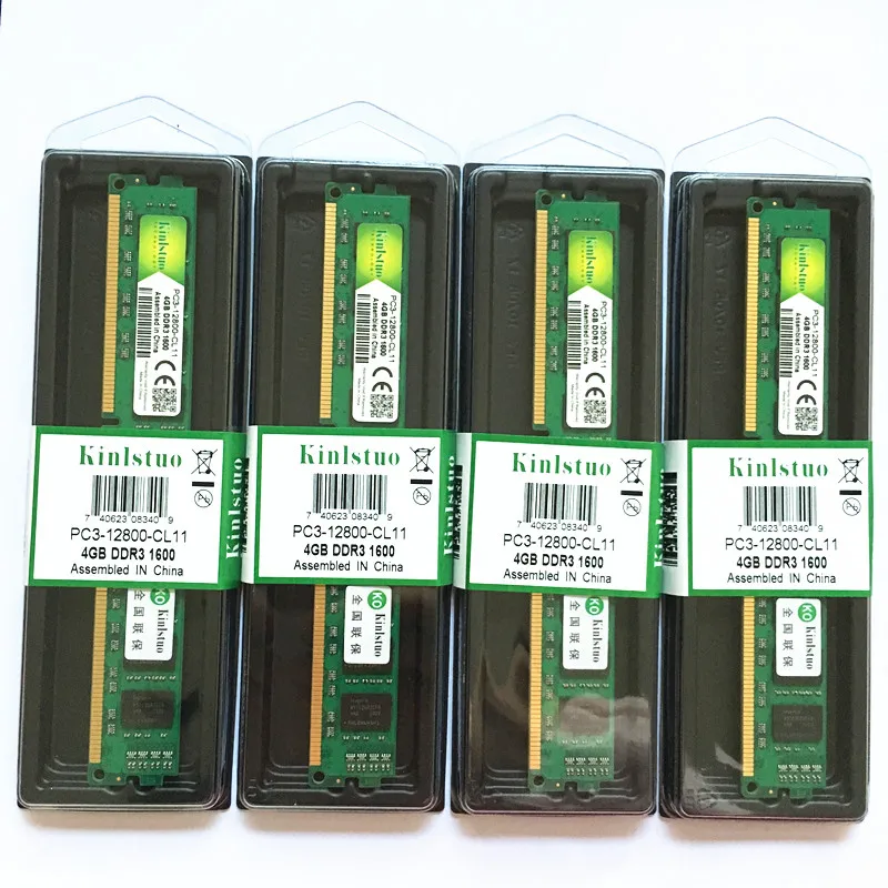 

Wholesale Price Kinlstuo New RAM ddr3 4gb 1600MHz PC3-12800 240PIN desktop memory