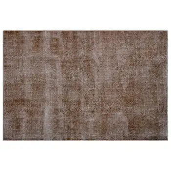

Handmade Brown Vintage Overdyed Turkish Area Rug 212x314 Cm-6'11''X10'4''