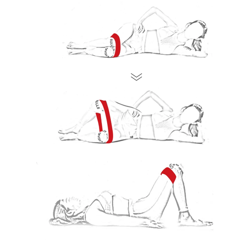 Anti Slip Cotton Hip Band Resistance Bands Booty Exercise Elastic Bands For Yoga Stretching Training Fitness Workout (9)