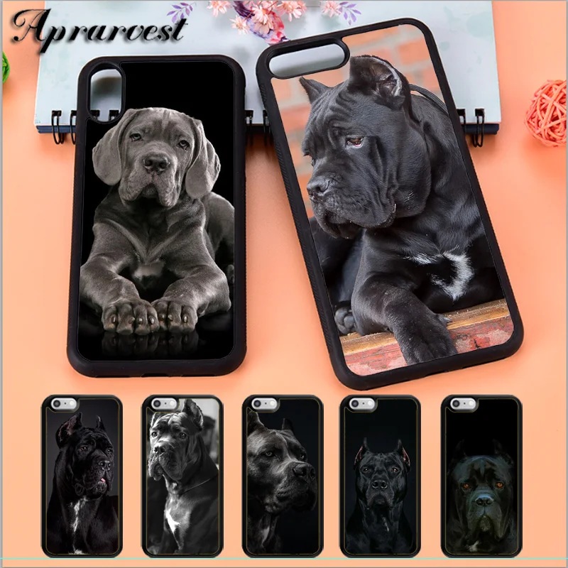 Aprarvest Italian Cane Corso Mastiff Dogs Phone Case Cover For iPhone 5 5S SE 6 6S 7 8 PLUS X XS XR MAX 11 PRO | Мобильные телефоны