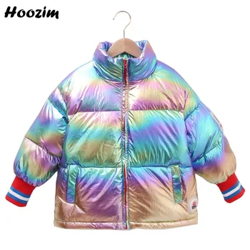 

Minimalist Shine White Duck Down Jacket For Girls 6-12 Years Beauty Yellow Outerwear For Girls Nice Turtleneck Letter Coat Boys