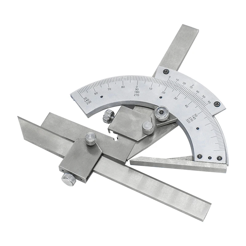 US $33.54 Precision Goniometer Universal Protractor 0320 Degree Measurement Instruments Angle Measuring Finder Ruler Vernier Protractor