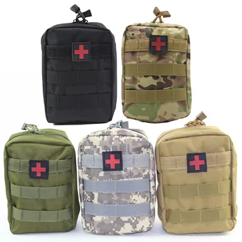 

Tactical Outdoor Molle Bag First Aid Kit Medical Mountaineering Bag Climbing Lifesaving Belt Bag Wild Survival Emergency Kit