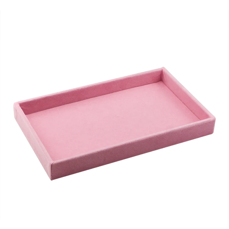 Mordoa светло-розовый ювелирные изделия Дисплей стенд контейнер для хранения ювелирных изделий лоток Браслет из серьги Органайзер-держатель