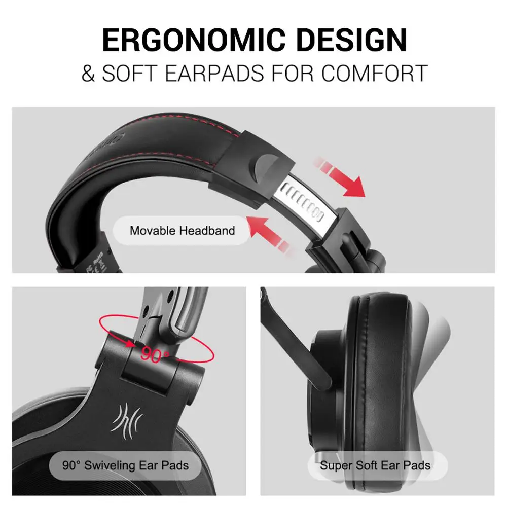 Estúdio com Fio Fones de Ouvido Fone de Ouvido de Áudio Fone de Jogos para pc dj com Microfone Oneodio Estéreo Xbox um Gamer A71 Ps4 - Image 4