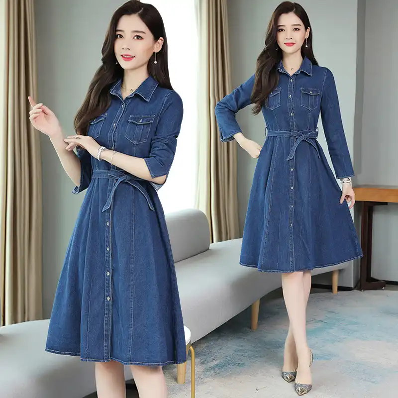long shirt denim dress