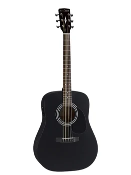 

W81-bks acoustic guitar, black, with Parkwood case