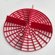 1 шт. авто Уход мытье детализация ведро и грязь защита от гравия умывальник вставка Высокое качество 26*26 см черный/красный защита от гравия вставки