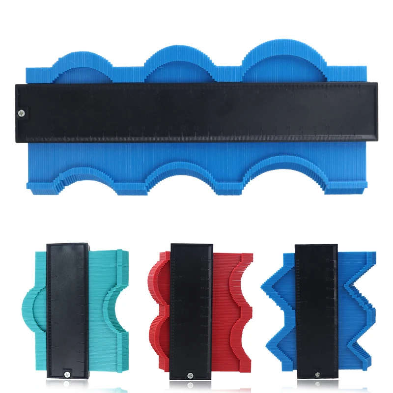 

Contour Gauge Plastic Profile Copy Gauge Marking Ruler Shape Duplicator 5''/10''/20'' For Outline Gauge Wood Marking Tools