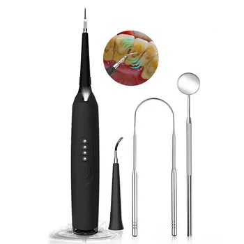 

Led Electric Ultrasonic Sonic Dental Scaler Tooth Calculus Remover Cleaner Tooth Stains Tartar Tool Whiten Teeth Tartar Remo set