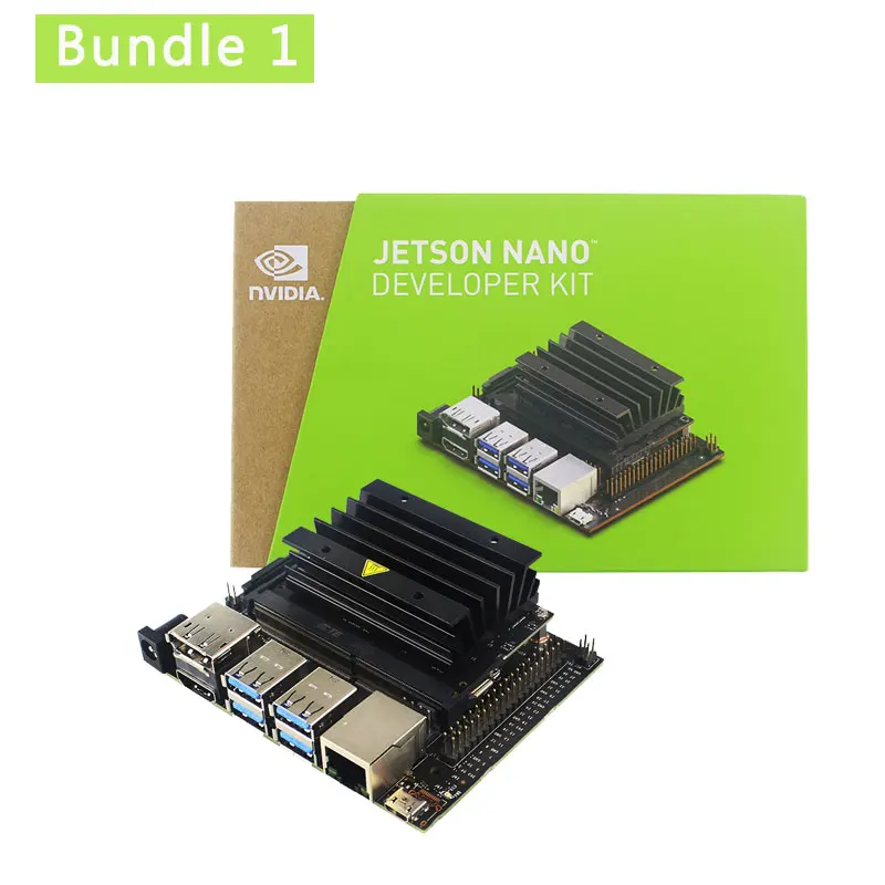 NVIDIA Jetson Nano Developer Kit Cortex-A57 1,43 ГГц 128-core Maxwell GPU Акриловый Чехол | вентилятор | адаптер питания | sd-карта | HDMI - Комплект: Комплект 1