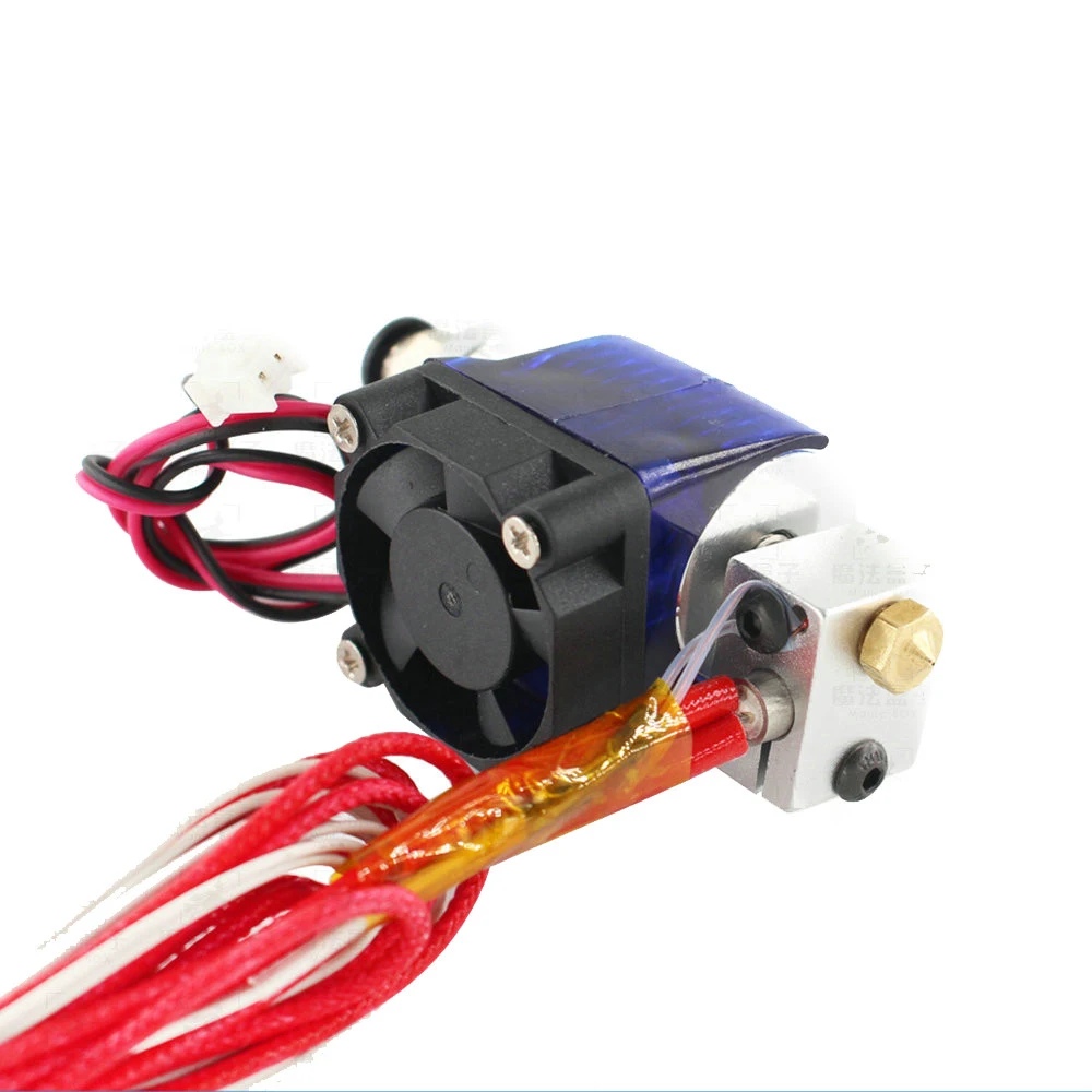 3D Printer Parts E3D V6 Hotend Kit 0.4/1.75MM J-head Remote extruder 12V 24V with Cooling Fan Teflon tube