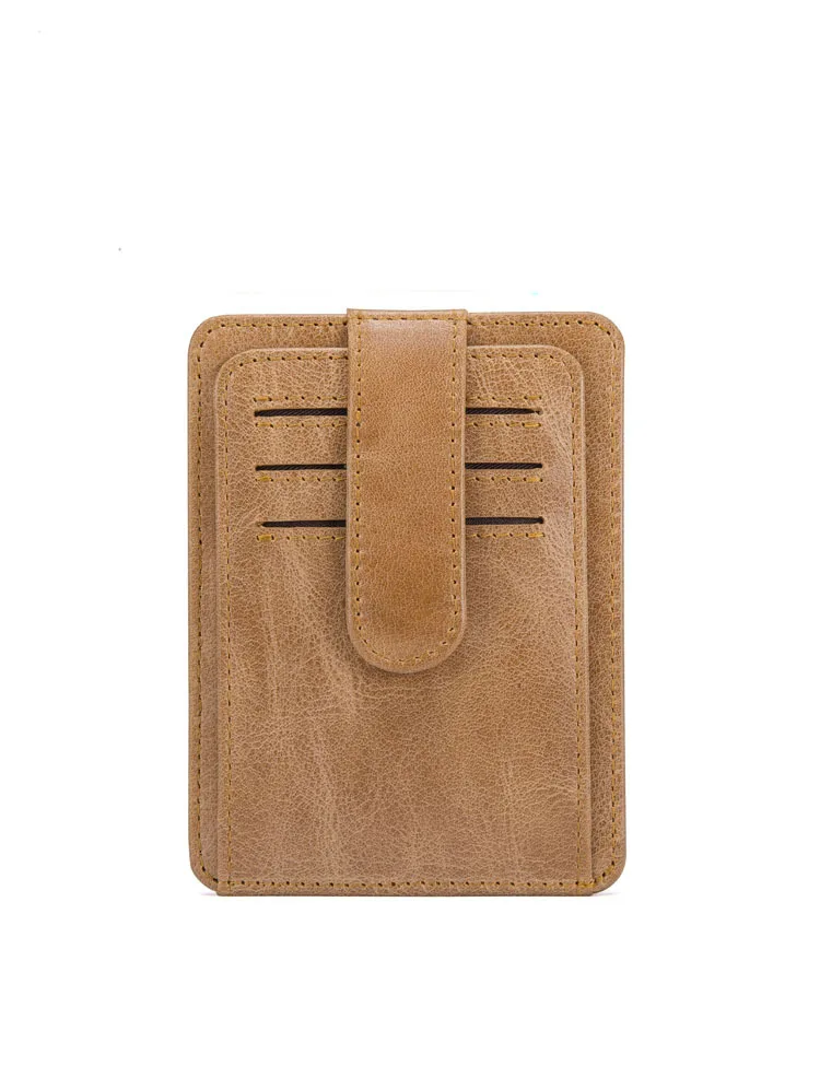 

Cattlehide Card Bag Business Card Holder RFID Card Bit More Credit Card Bank Card Package Thin Wallet Multi-functional "Driving