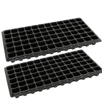 

10PC Seedling Trays Vegetable Sprouts Succulent 72 Holes Non-porous Flat Plate Garden Forest Planter Home Supplies Planting Tool