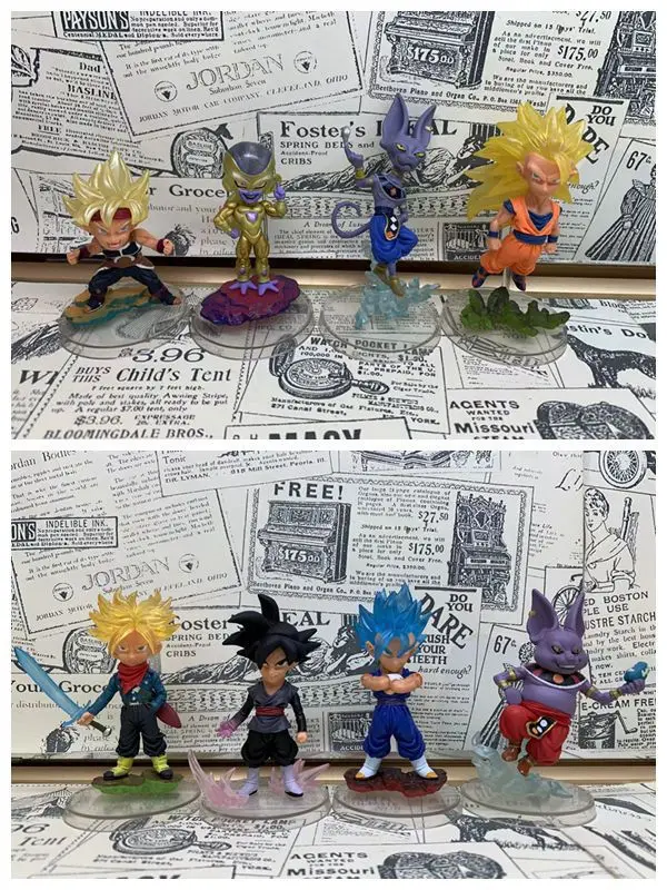 

Freeza Enlightenment Geeta Vegeta Bills Goku Cute 4-Modeling Capsule Toy Decoration
