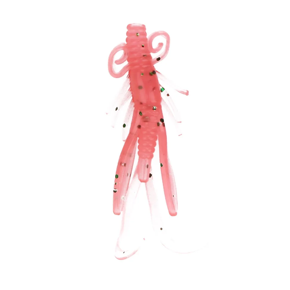 Pink Прочный 6 см 10 шт./компл. инструменты приманки силиконовые рыбы в форме бионические приманки рок рыбалка искусственная приманка - Цвет: Pink