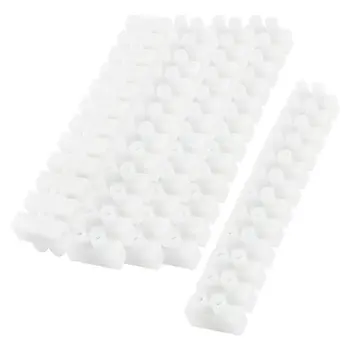 

7 Piece 10A Dual Rows 12 Position Terminal Block Barrier Strip Cable Connector