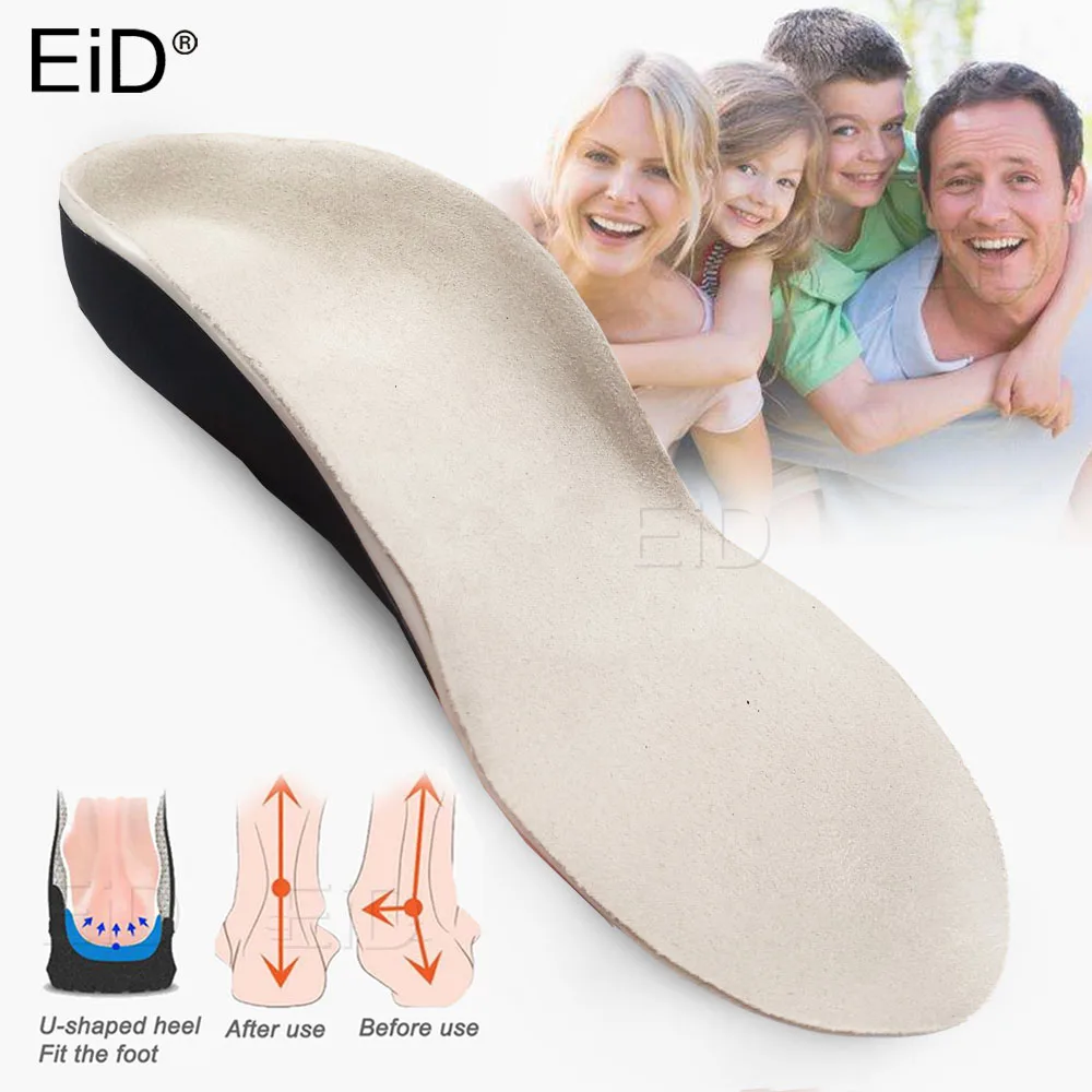 

EiD Orthopedic Insoles For Children Kids Arch Support Insoles Flat Foot Flatfoot X/O Leg Orthotic Shoe Heel Pad Inserts Unsiex