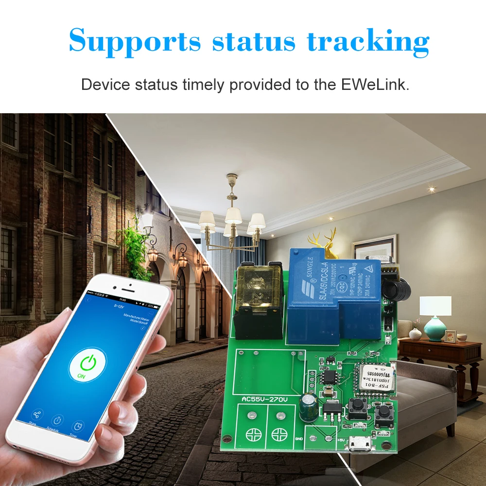 EWeLink DC5V 30A RF 433 МГц Wifi переключатель беспроводной релейный модуль приложение дистанционное управление таймер переключатель голосового управления для Alexa Google Home