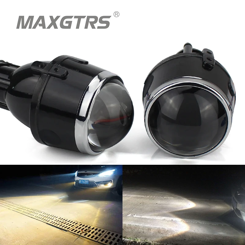 2X2.5 Inch 3 Inch Auto Bi Xenon Projector Lens Kit H11 Lampen Crystal