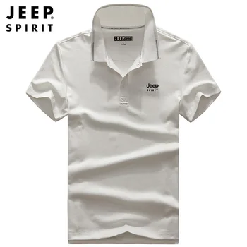 

JEEP SPIRIT Brand New Summer Streetwear Polo Shirt Men Smart Casual Solid Color Short Sleeve Camiseta Polo M-XXXL Camiseta polo
